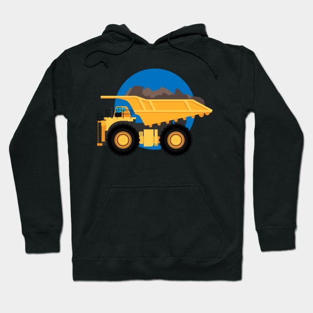 toy mining truck Hoodie by ocelotlcalli